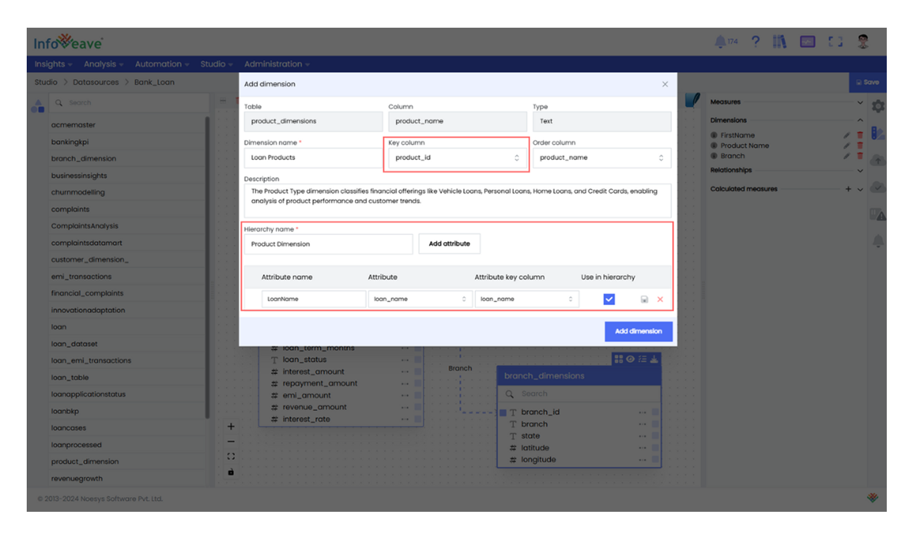 Hierarchies and Attributes