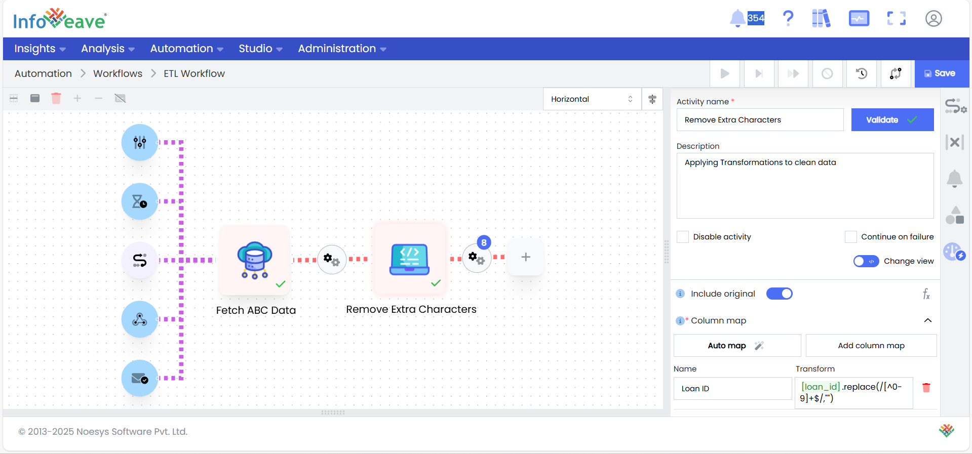 Applying Transformations